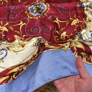 Polyester square Grecian urn scarf